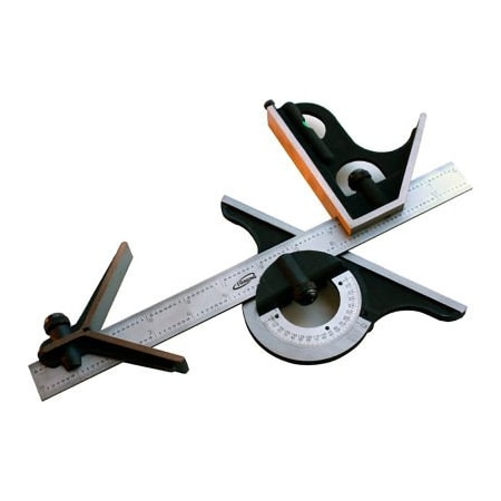 International Precision Instruments iGAGING Precision Combination Squares w/ 18in Blade, Pack of 4 34-218-4